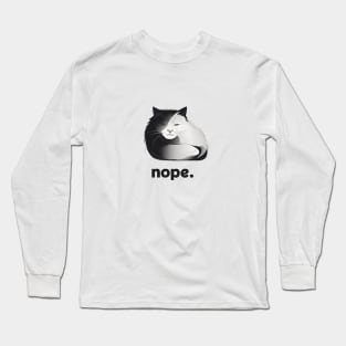 nope Long Sleeve T-Shirt